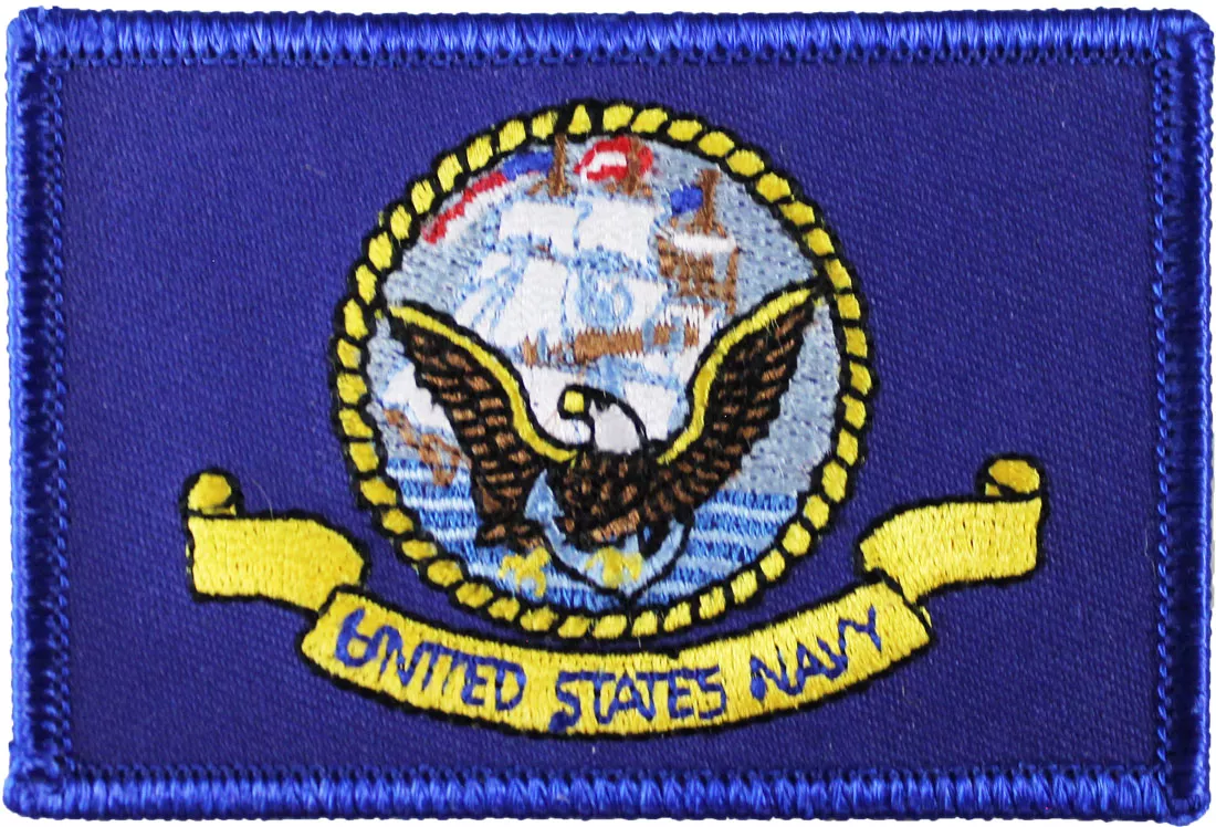 Navy Rectangular Patch