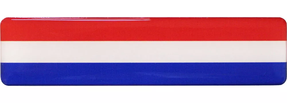 Netherlands Long Domed Sticker