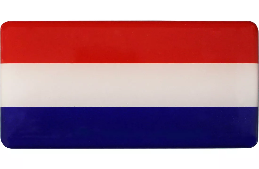 Netherlands Domed Sticker