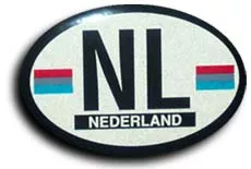 Netherlands Oval Decal