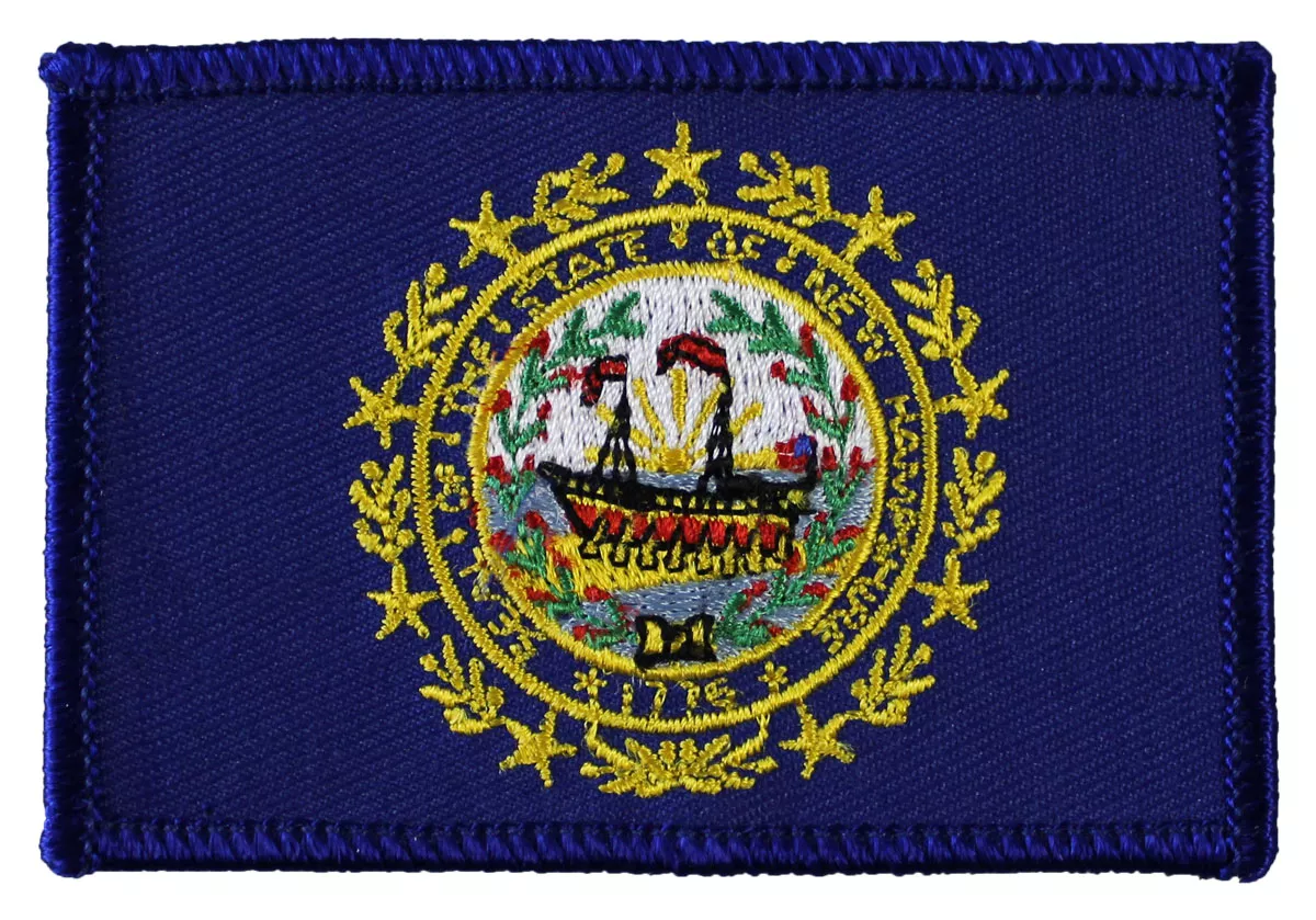New Hampshire Rectangular Patch