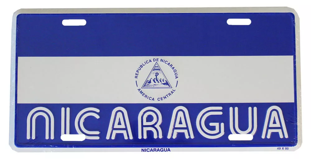 Nicaragua License Plate