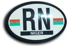 Niger Oval decal