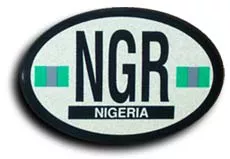 Nigeria Oval decal