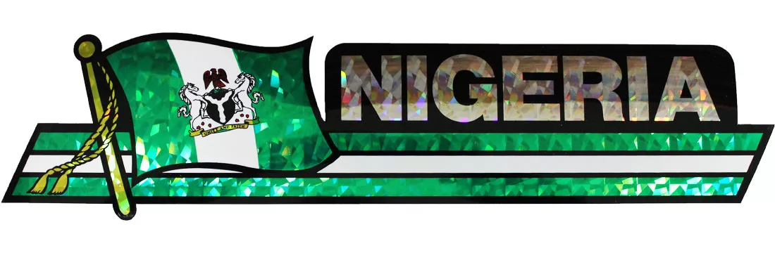 Nigeria (Shield) Bumper Sticker