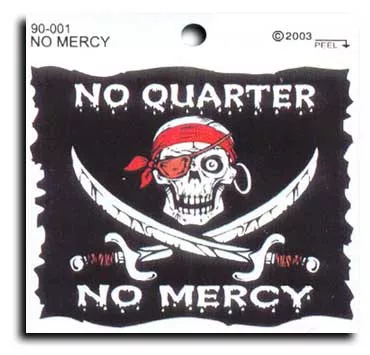 No Quarter No Mercy Decal