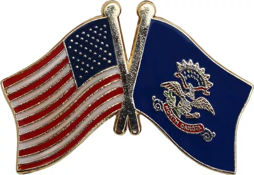 North Dakota Friendship Pin