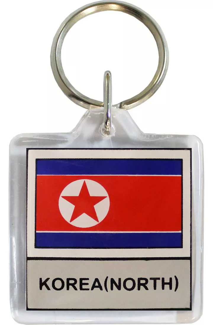 North Korea Keyring