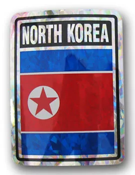 North Korea Reflective Decal