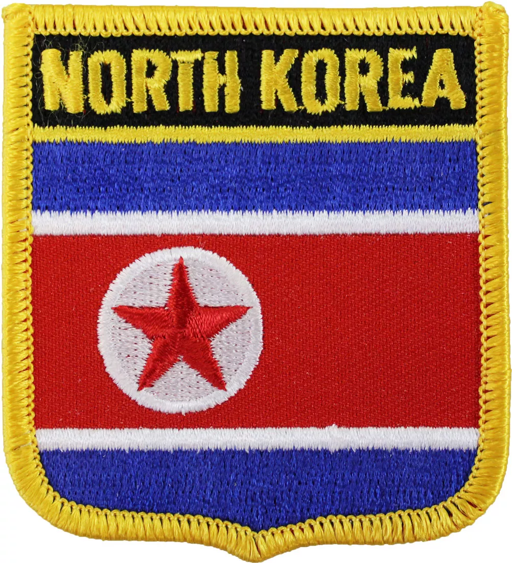 North Korea Shield Patch
