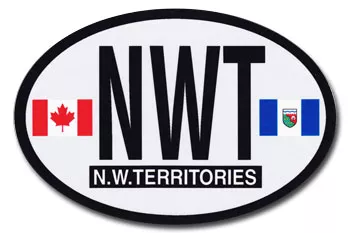 Northwest Territories Oval Decal