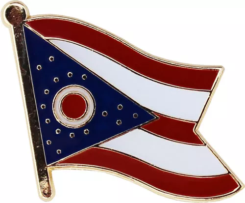 Ohio Flag Lapel Pin