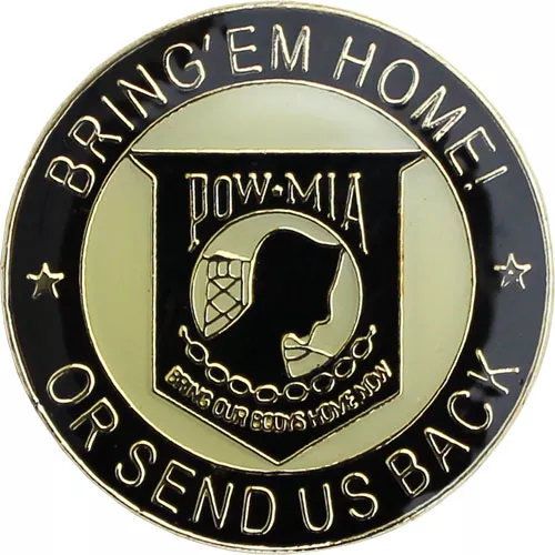 POW-MIA Circular Lapel Pin