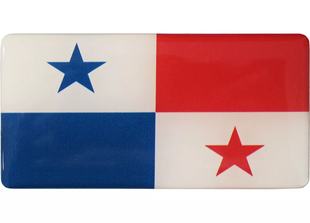 Panama Domed Sticker