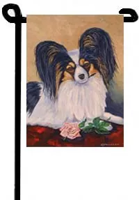 Papillon (A Rose for Rose) - 11"x15" 2-Sided Garden Banner