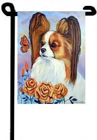 Papillon (Eye to Eye) - 11"x15" 2-Sided Garden Banner