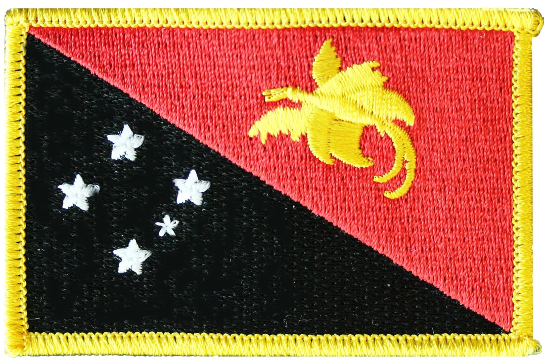 Papua New Guinea Rectangular Patch