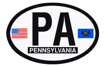 Pennsylvania Oval Decal