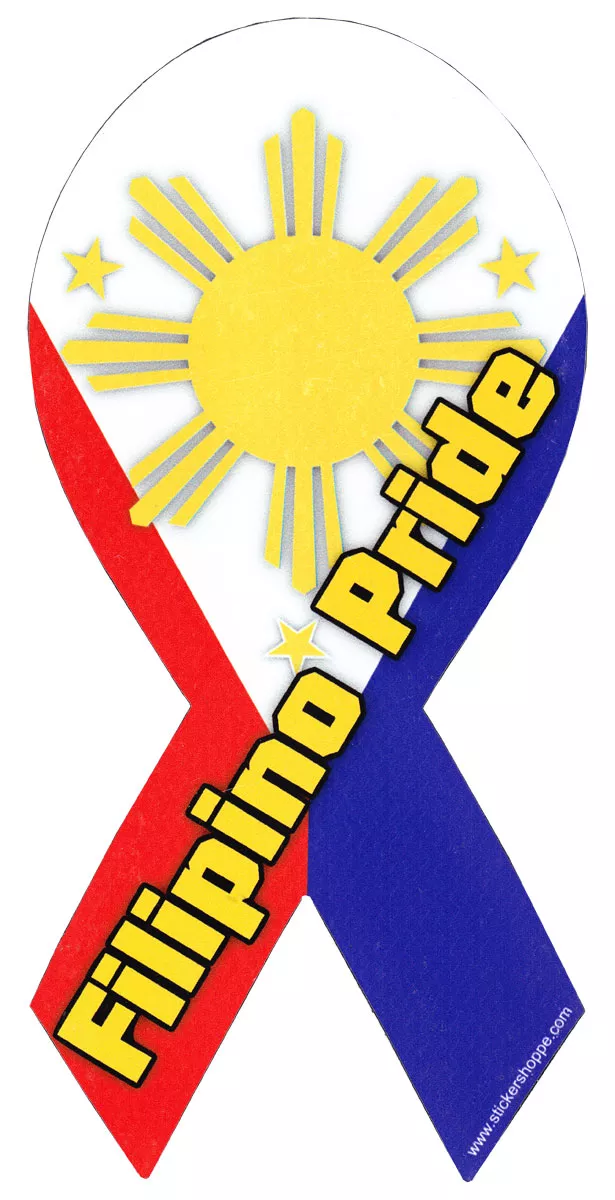 Philippines Ribbon Magnet (Filipino Pride)