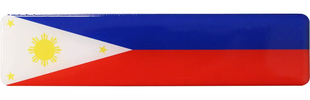 Philippines Long Domed Sticker