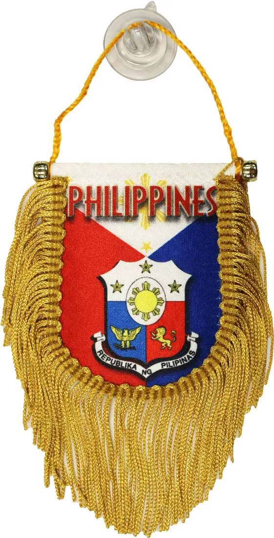 Philippines Window Hanging Flag (Shield)