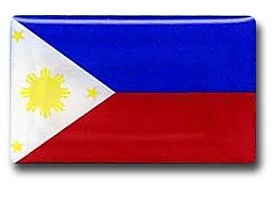 Philippines Mini Domed Sticker