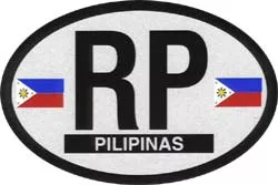 Philippines Oval Decal