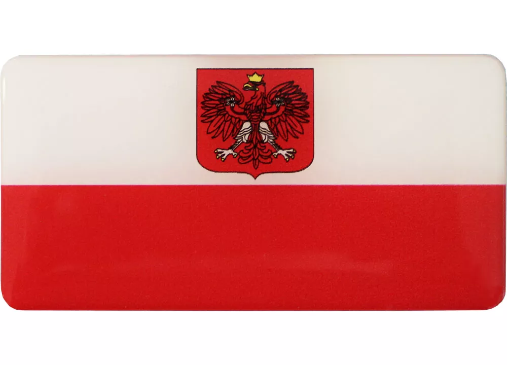 Poland Domed Sticker (Eagle)