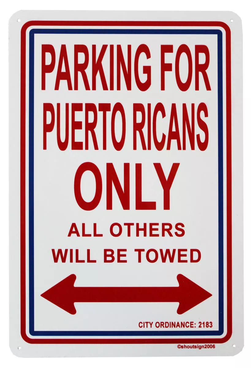 Puerto Rico Parking Sign
