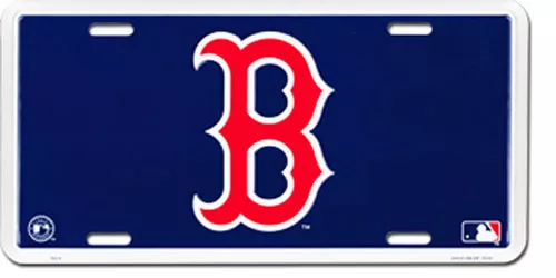 Boston Red Sox MLB License Plate