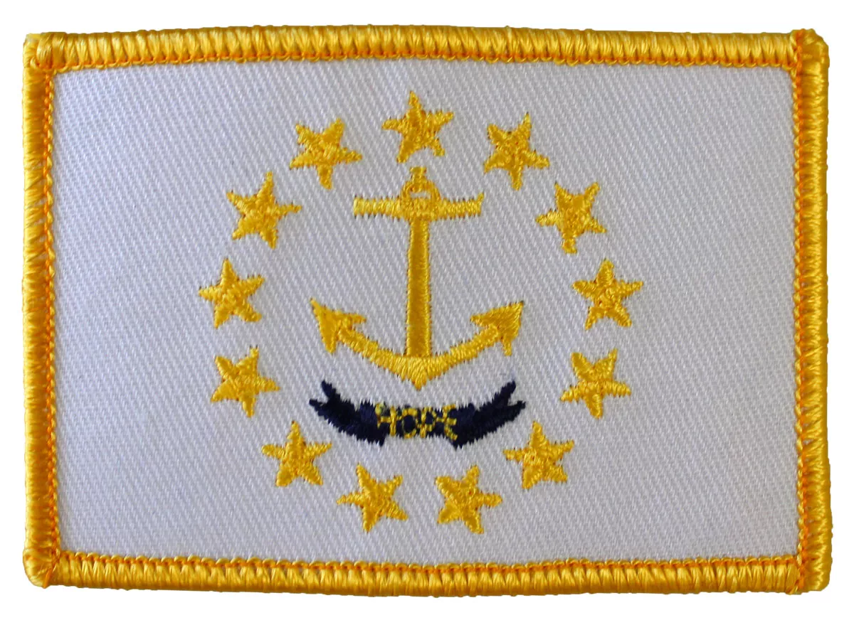 Rhode Island Rectangular Patch