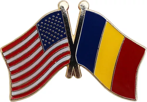 Romania Friendship Pin