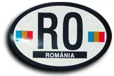 Romania Oval decal