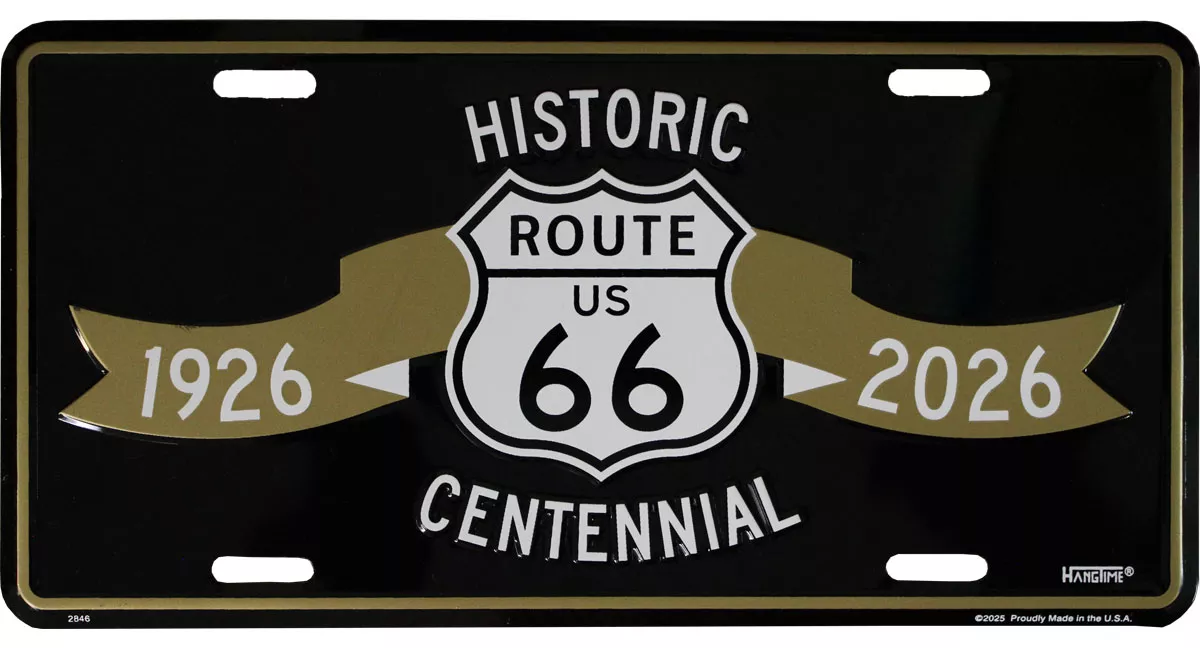 Route 66 License Plate (Centennial)