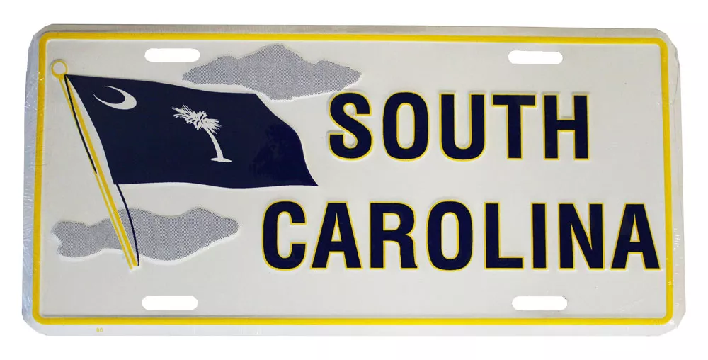 South Carolina License Plate