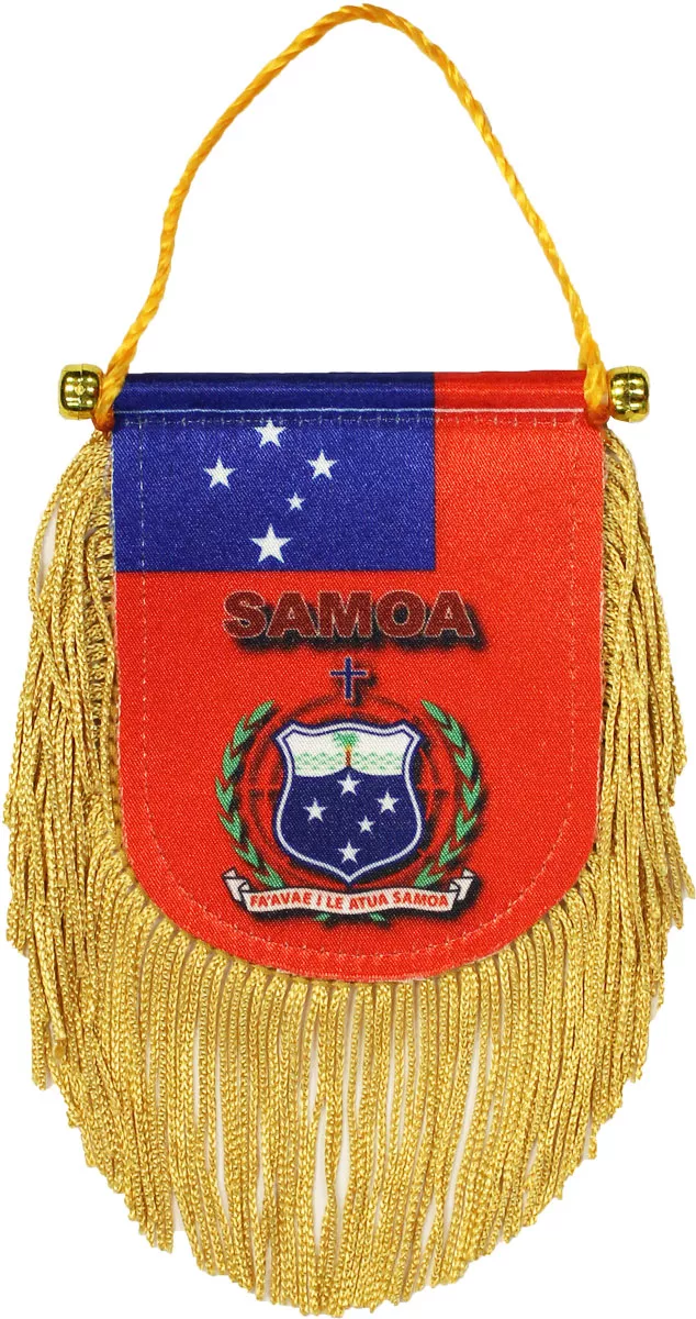 Samoa Window Hanging Flag (Shield)