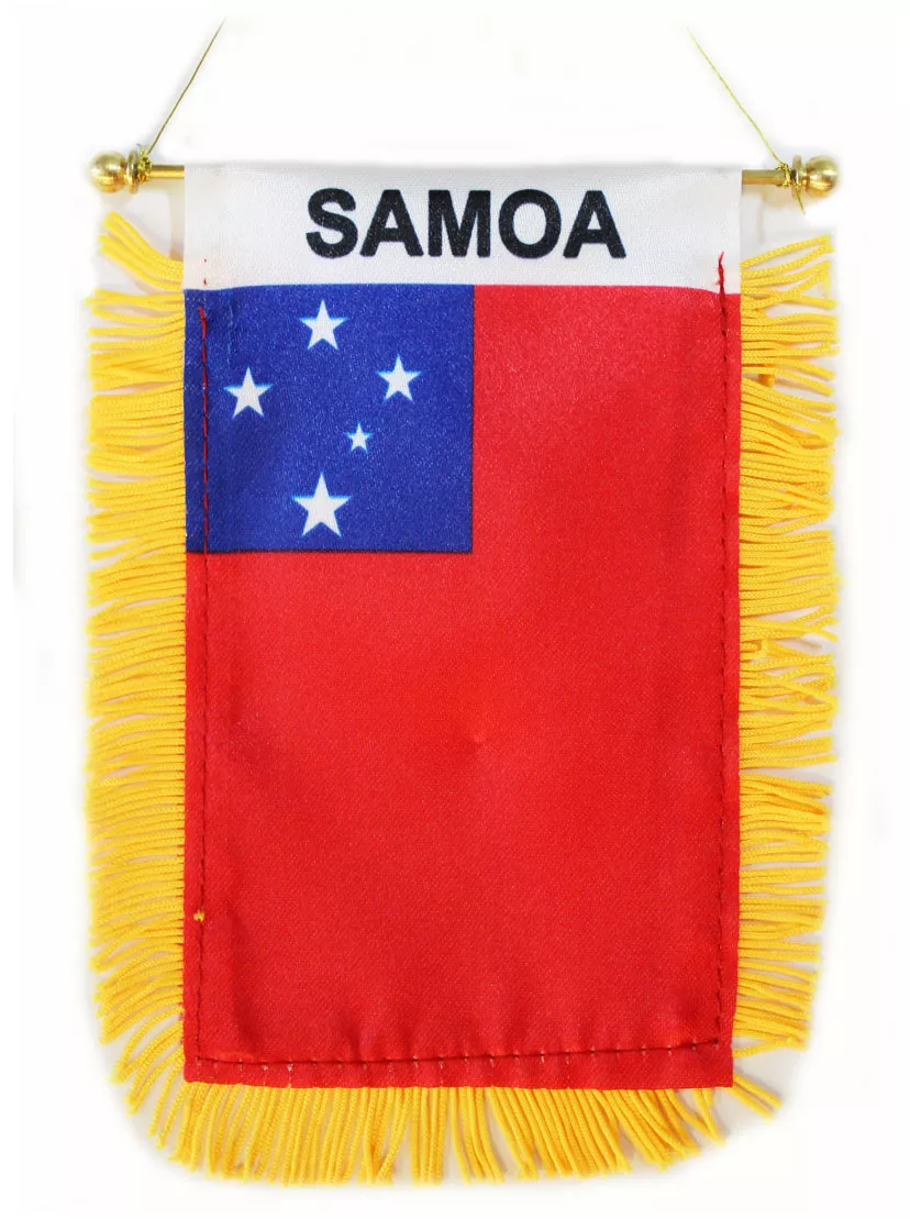 Samoa Window Hanging Flag