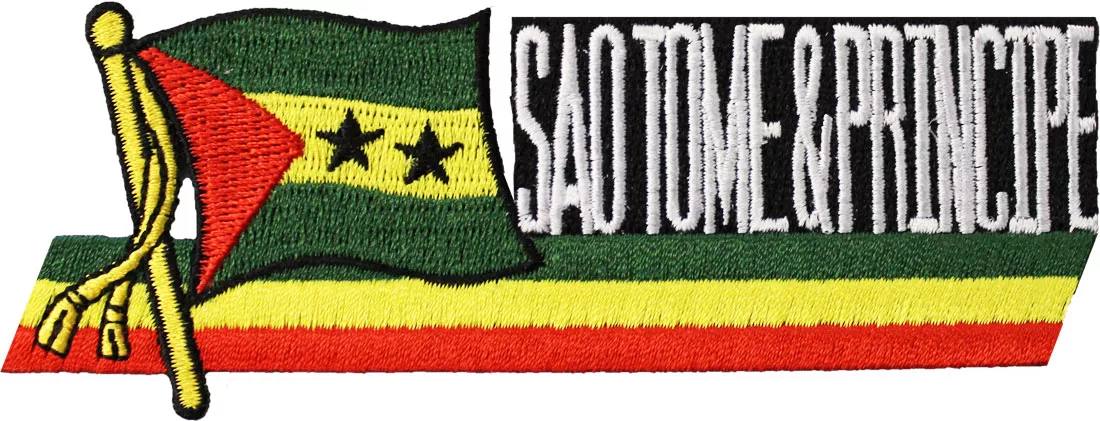 Sao Tome & Principe Cut-Out Patch
