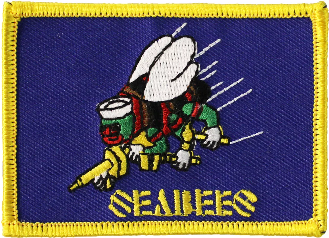 Seabees Rectangular Patch