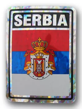 Serbia Reflective Decal (Old)