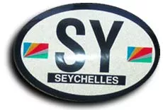 Seychelles Oval decal