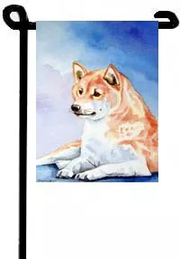 Shiba Inu - 11"x15" 2-Sided Garden Banner