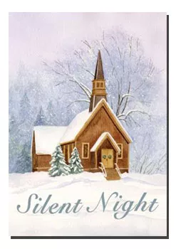 Silent Night Toland Art Banner