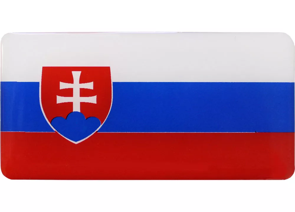 Slovakia Domed Sticker