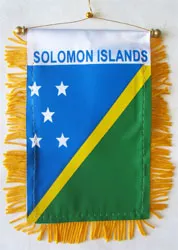 Solomon Islands Window Hanging Flag