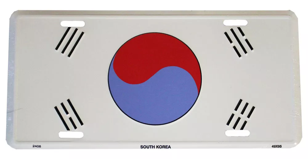 South Korea License Plate