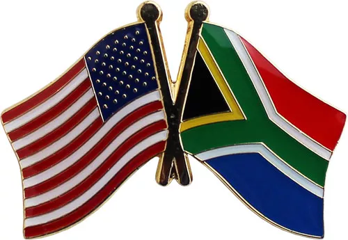 South Africa Friendship Pin