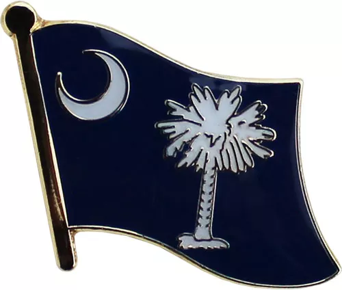 South Carolina Flag Lapel Pin
