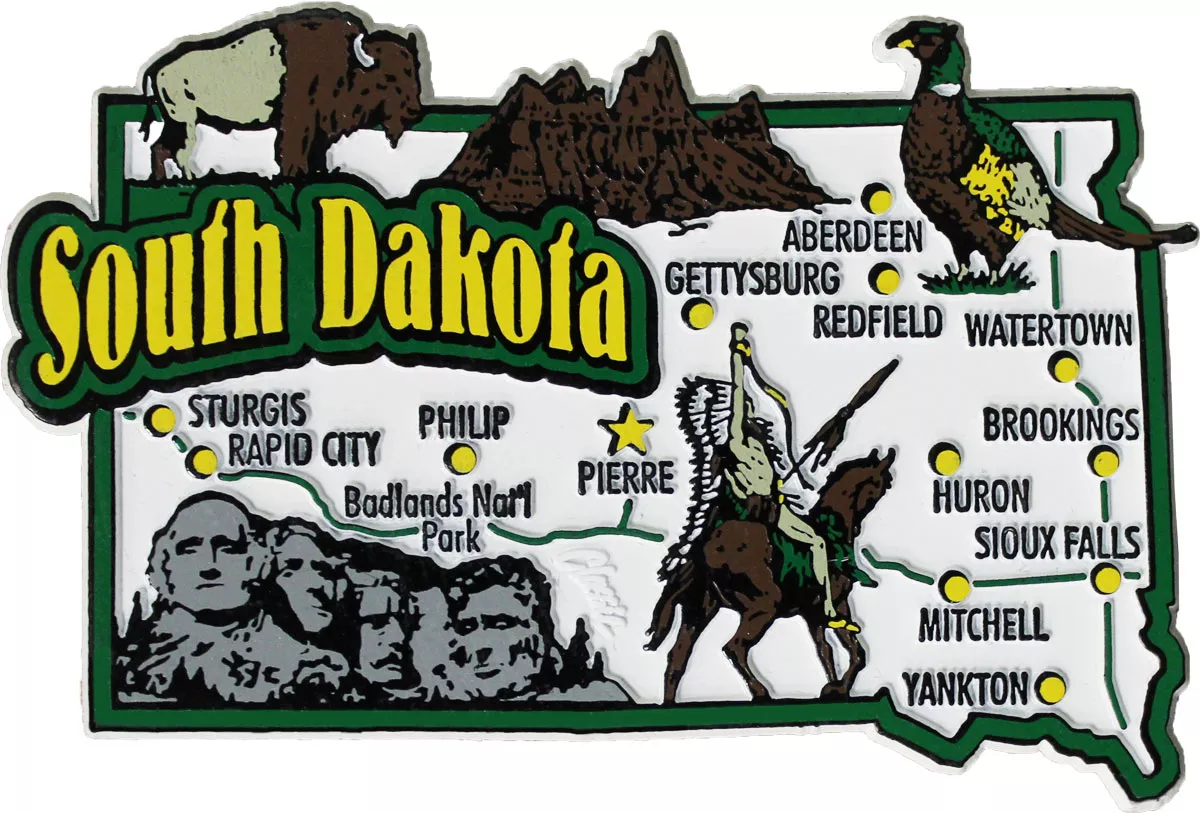 South Dakota Magnet