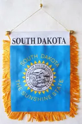 South Dakota Window Hanging Flag